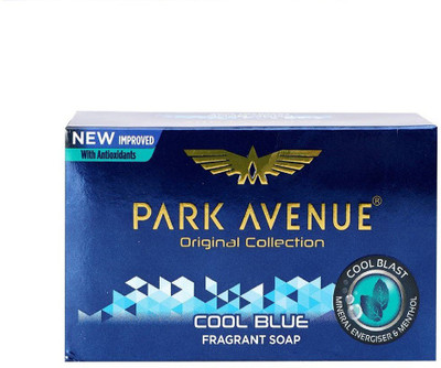 

Park Avenue cool blue bathing soap 125g pack of 10(1250 g, Pack of 10)
