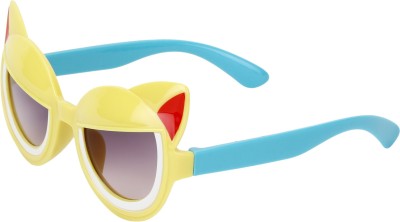 AMOUR Cat-eye Sunglasses(For Boys & Girls, Violet)