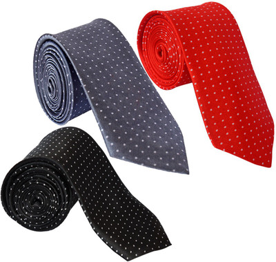 LOOPA Polka Print Tie(Pack of 3)