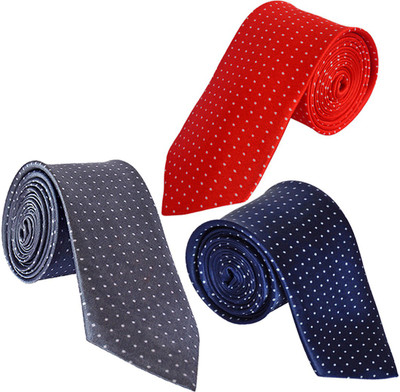LOOPA Polka Print Tie(Pack of 3)