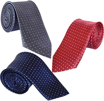 LOOPA Polka Print Tie(Pack of 3)