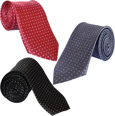LOOPA Polka Print Tie(Pack of 3)