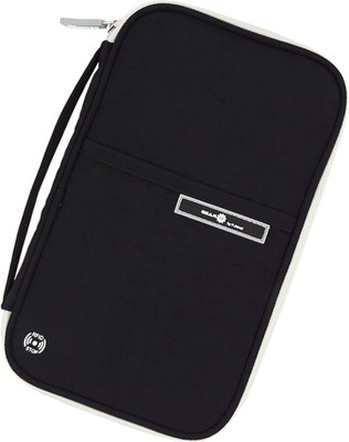 Gear-R RFID Passport Wallet 8 passports for Large Family(Black)
