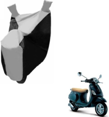 InayaAutoMotive Two Wheeler Cover for Bajaj(V 150, Silver, Black)