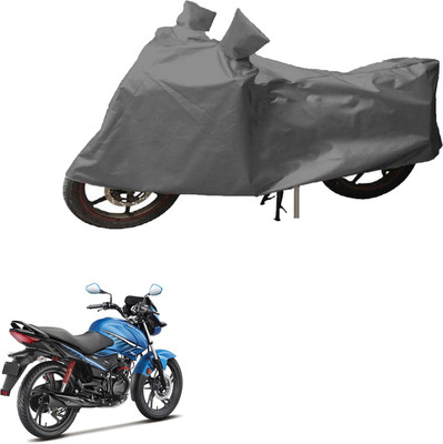 RONISH Two Wheeler Cover for Hero(Glamour FI, Grey)