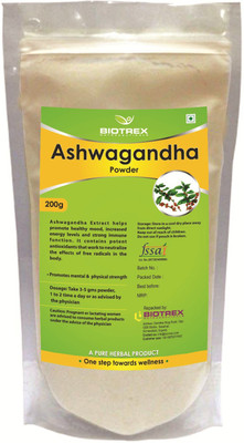 

Biotrex Nutraceuticals Ashwagandha Herbal Powder(200 g)