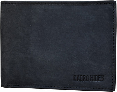 cadrohides Men Khaki Genuine Leather Wallet(8 Card Slots)