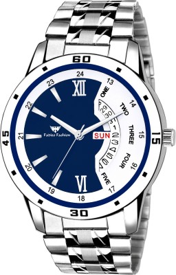 Fadiso Fashion FF8080-Blue Day & Date Feature Analog Watch  - For Men