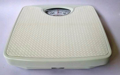 

Zelenor Bolt 9704 Analog Weight Machine Capacity 130Kg Mechanical Analog Weighing Scale(White)