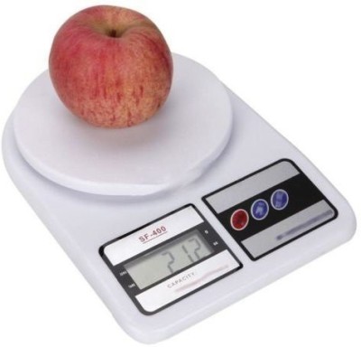 Shopex Electronic Digital Kitchen Weighing Scale 10 Kgs ,White Weighing Scale(White)