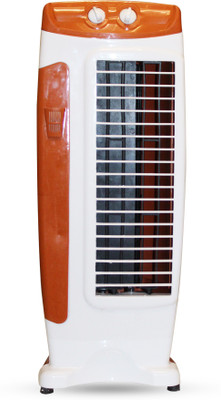 

Akshat Fan cooler Without Water, Latest Portable Tower Fan Tower Air Cooler Tower Air Cooler(Orange, 0 Litres)