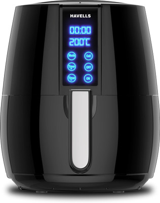Havells Prolife Digi 4 Litre Pan 1230 W Air Fryer (Black)