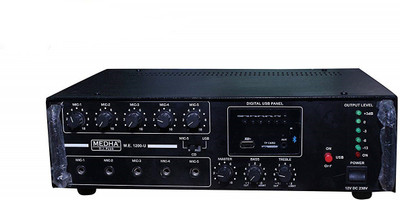 

MEDHA D.J. PLUS MD-1200UBT 120 W AV Power Amplifier(Black)