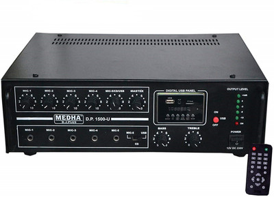 

MEDHA D.J. PLUS MD-1600UBTAMP 160 W AV Power Amplifier(Black)
