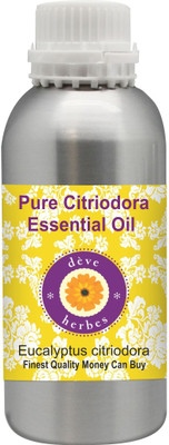 

Deve Herbes Pure Citriodora Essential Oil (Eucalyptus citriodora) 100% Natural Therapeutic Grade Steam Distilled(630 ml)