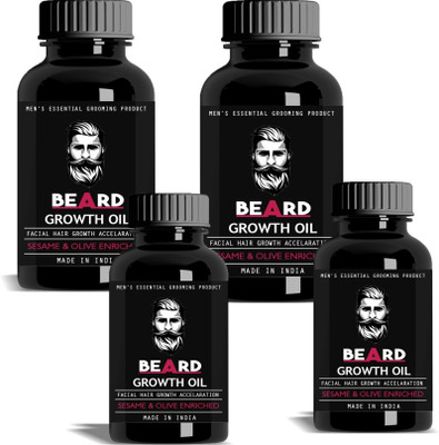 

Vihado 100% Natural & Organic Luxurious and Aromatic Beard & Mooch Oil Hair Oil 25 ML Pack of 4 (100 ml) Hair Oil(25 ml)