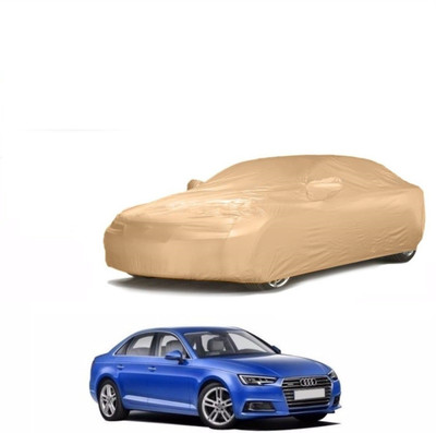 HOLME'S Car Cover For Audi A4 (With Mirror Pockets)(Beige)