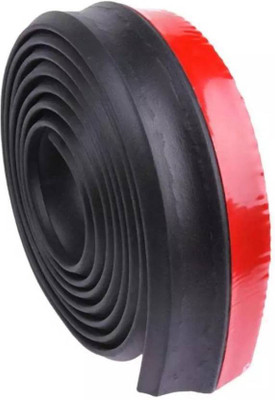 PRTEK arbon Finish Front Bumper Lip Stickon Car Body Kit Bumper Lip Side Skirt Rubber Edge Decorative Protector Trim(black) Car Spoiler