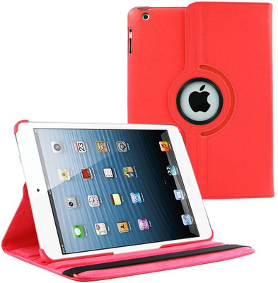 Beebox Flip Cover for Apple iPad 2 Ipad 3 Ipad 4 Degree Rotating Leather Case Cover(Red)