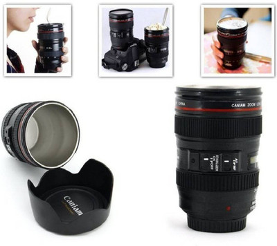 

SKYFISH Lens coffee mug Plastic Mug 10 Cups Coffee Maker(Black)