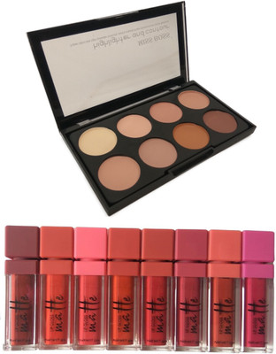 

Miss Boss kb long lasting matte lipgloss (64 g, red), kb concealer contour combo(Set of 2)