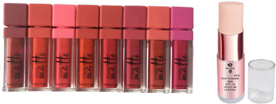 

Miss Boss kb long lasting matte lipgloss (64 g, red), Stick Concealer & Filter Conceal Highlighter combo(Set of 2)