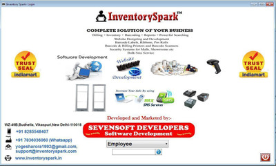 

InventorySpark GST Billing-Inventory-Barcode Software 7.0 Full Version(Dot Net)