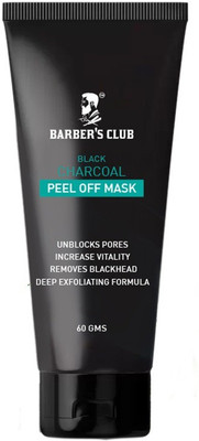

Barber's Club Black Charcoal Peel Off Mask | Instant Blackhead Remover- 60 gms(60 g)