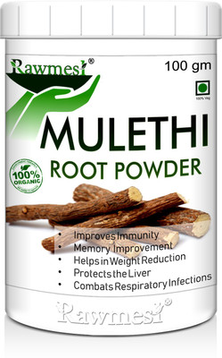 

Rawmest 100% Pure & Organic Mulethi (Licorice Yastimadhu) Powder(100 g)