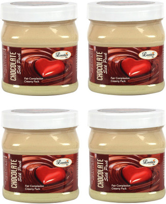 

Luster Chocolate Silk Face Pack (Nourishing glow) Pack of 4(500 ml)