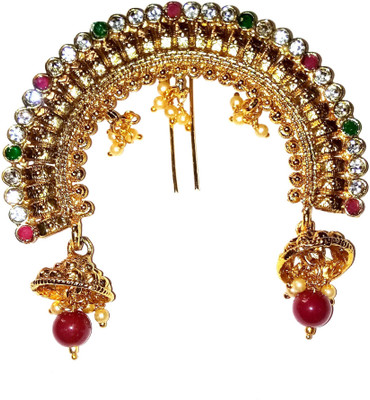 

Shrungarika Fashionable Golden Bun Clip(Gold)