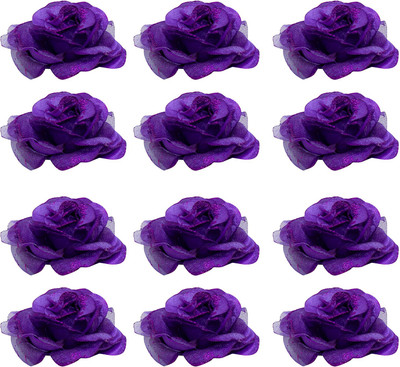 

Confidence Juda Bun Flower Hair Pins Clips For Wedding Occasions Use For Girls And Women Hair Clip(Multicolor)