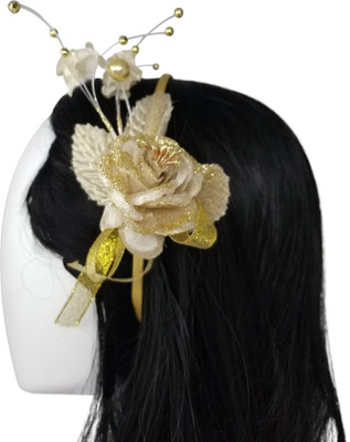

Evogirl English Mogra Flower Partywear Head Bands for Women Girls,Medium Head Band(Multicolor)