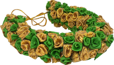 

Confidence Bridal Flower Bun Hair Gajra Accessories For South Indian Wedding, Juda Decoration Gajra Hair Accessory Set(Multicolor)
