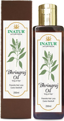 

Inatur Bhringraj Oil 200 ml, Ayurveda,King Of Hair, Prevent Hair Loss,Cures Dandruff Hair Oil(200 ml)