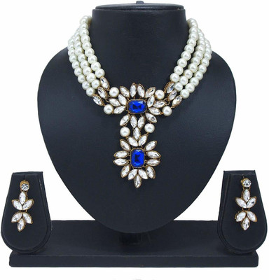 CATALYST Alloy Blue, White Jewellery Set(Pack of 1)