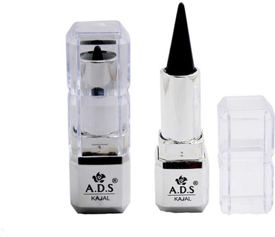 

ADS 3D CC Waterproof Metalic Black Kajal (Matte) (Pack of 1)(Black)