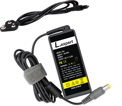 L.expert R Series r60, r61, x200 3.25a Big Round Pin 65 W Adapter(Power Cord Included)