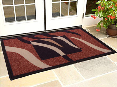 KUBER INDUSTRIES Microfiber Door Mat(Multicolor, Large)
