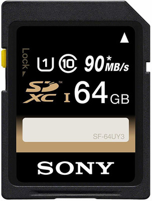 

Sony Series SD 64 GB SDHC Class 10 90 MB/s Memory Card