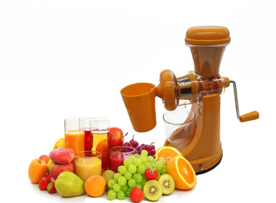 

Bluwings Fruits and Vegetables Orange Juicer with Steel Handle and Cup 0 Juicer(Orange, 1 Jar)