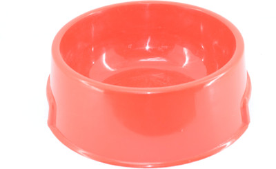 

z pet PFB005 Rounded Plastic Pet Bowl(1.5 L Red)