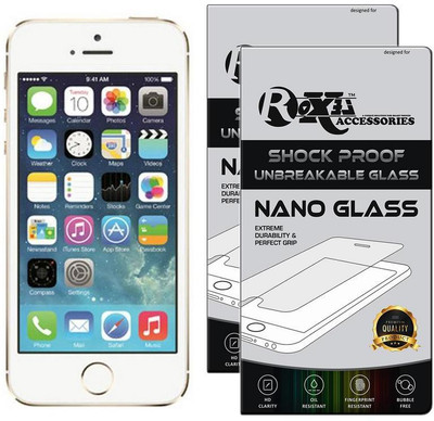 Roxel Nano Glass for Apple iPhone 5s(Pack of 2)