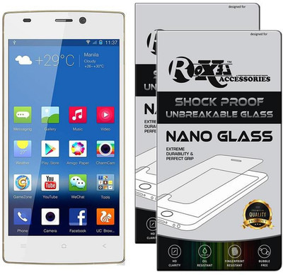 Roxel Nano Glass for Gionee Elife S5.5 (White)(Pack of 2)