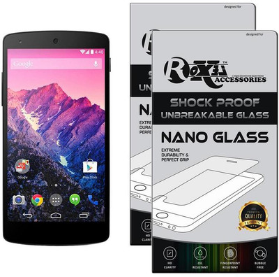 Roxel Nano Glass for Google LG Nexus 5 D821 (Black, 16GB)(Pack of 2)