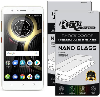 Roxel Nano Glass for Lenovo K8 (Fine Gold, 32 GB) (3 GB RAM)(Pack of 2)