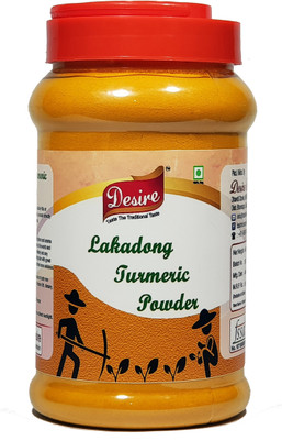 

Desire Foods High Curcumin Lakadong Turmeric Powder-Packed in Jar [Organically Grown in North-East India, Premium Quality & High-Curcumin ](200 g)