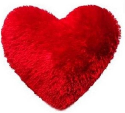 Manswini Creation Heart Pillow 30 cm - Set 1 ( 12 Inch )  - 30 cm(Red)