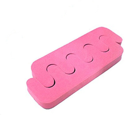 FOK Finger Toe Separator Soft Sponge Divider Nail Paint Protector Nail Art Manicure Pedicure Tool (Random Color) - Set of 2 Pieces(Pack Of 2)