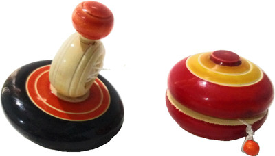 Crafts India Spinner Top and Yo Yo twin Combo(Multicolor)
